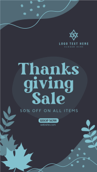 Thanksgiving Flash Sale Instagram Story