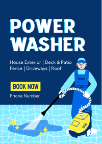 Power Washer for Rent Flyer