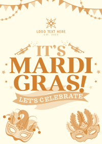 Modern Mardi Gras Poster