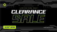 Techno Clearance Sale Facebook Event Cover