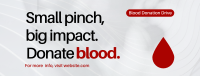 Blood Donation Drive Facebook Cover Design