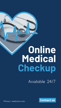 Online Medical Checkup Instagram Story