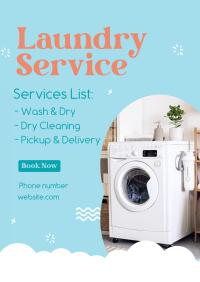 Laundry Bubbles Flyer