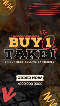 Buy 1 Take 1 Barbeque Instagram Reel Image Preview