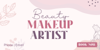 Beauty Make Up Artist Twitter Post