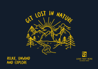 Lost In Nature Postcard