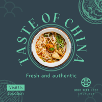 The Red Dragon Cuisine Instagram Post Design