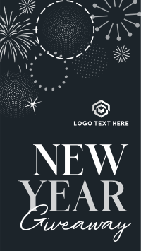 Circle Swirl New Year Giveaway Instagram Reel Image Preview