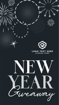 Circle Swirl New Year Giveaway Instagram Reel Image Preview