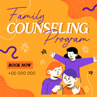 Family Counseling Instagram Post Design