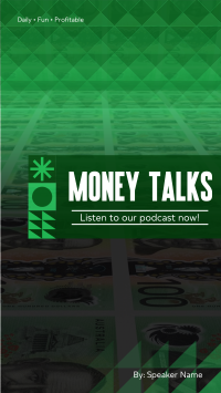 Money Talks Podcast Instagram Reel