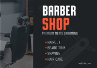 Barbershop Postcard example 4