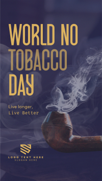 Minimalist No Tobacco Day Facebook Story