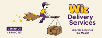 Wiz delivery services Facebook Cover