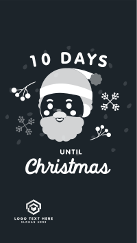 Cute Santa Countdown Facebook Story