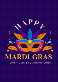 Mardi Gras Party Poster