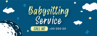Cute Babysitting Services Facebook Cover