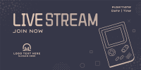 Neon Game Stream Twitter Post