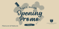 Nail Salon Promotion Twitter Post