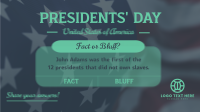 Presidents' Day Quiz  Animation