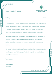 Tech Mechanic Letterhead