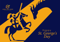 St. George's Day Postcard