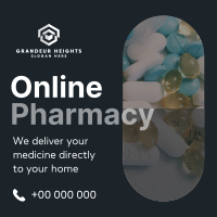 Modern Online Pharmacy Instagram Post Image Preview