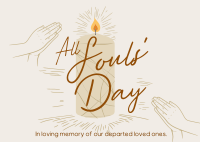 All Souls' Day Postcard