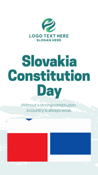 Slovakia Constitution Day Greeting Facebook Story