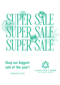 Funky Smiley Super Sale Flyer