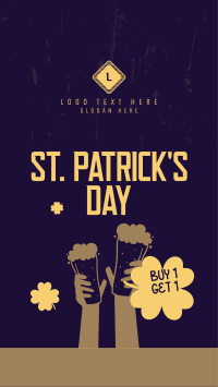 Saint Patrick Promo Facebook Story