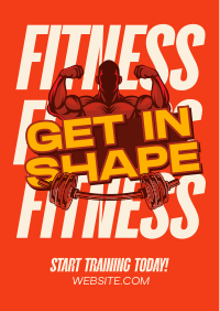 Beast Mode Fitness Training Flyer