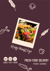 Fresh Food Delivery Flyer