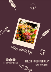 Fresh Food Delivery Flyer