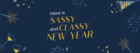 Sassy New Year Spirit Facebook Cover