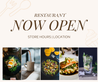 Restaurant Open Facebook Post