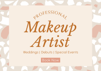 Professional Makeup Artist Postcard