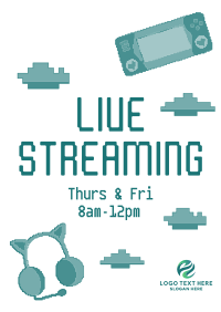 New Streaming Schedule Poster