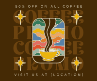 Coffee Cup Promo Facebook Post