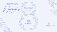 March 8 Floral Facebook Event Cover