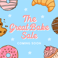 Great Bake Sale Instagram Post