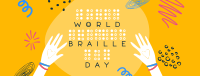 World Braille Day Facebook Cover