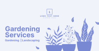 Professional Gardening Services Facebook Ad