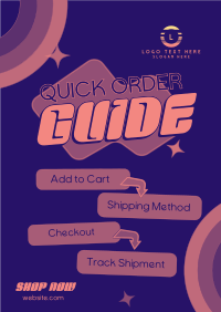 Modern How To Order Flyer