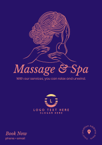 Cosmetics Spa Massage Poster