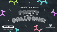 Quirky Party Balloons Animation Image Preview