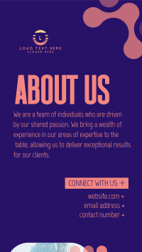 Corporate About Us  Facebook Story Design