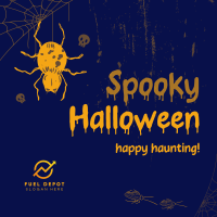 Halloween Spider Greeting Instagram Post Image Preview