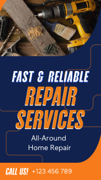 Handyman Repair Service Instagram Story Design