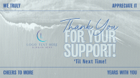 Sleek Dark Thank You Facebook Event Cover